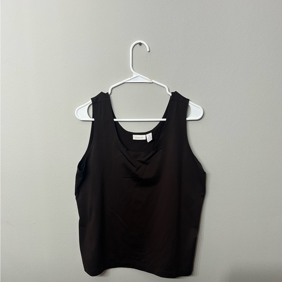 Chico's Tops - Women’s Chico’s Brown Stretch Tank Top Size 3